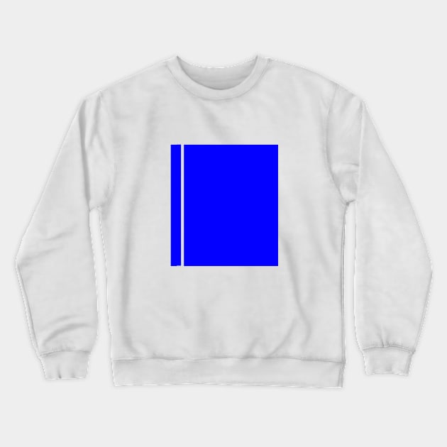 Just Blue! Crewneck Sweatshirt by Illustrator Shirts